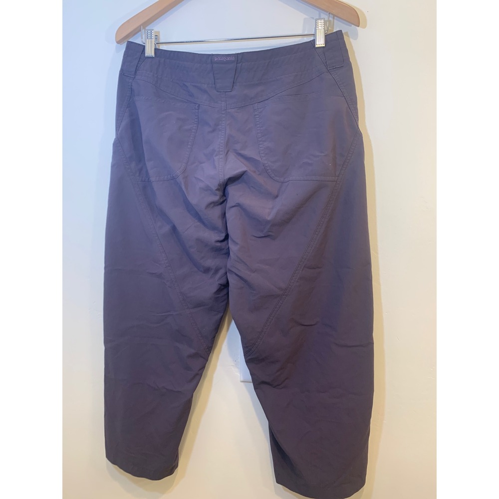 Patagonia Women 10 Purple Nylon Blend Gorpcore Hiking Utility Shorts Womens - Picture 2 of 8